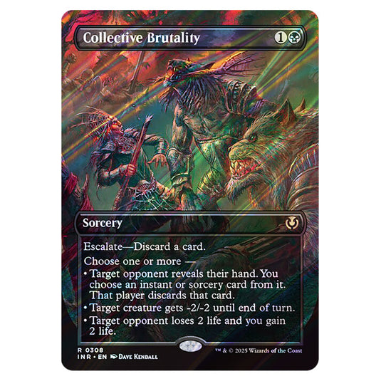 Collective Brutality 308 card from the Magic The Gathering set Innistrad Remastered