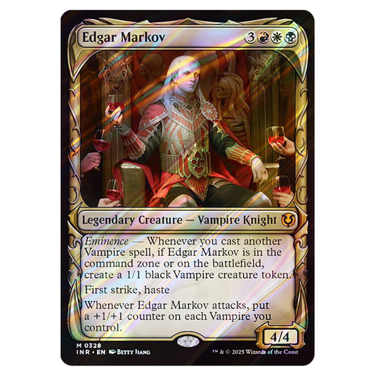 Edgar Markov 328 card from the Magic The Gathering set Innistrad Remastered