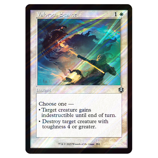 Valorous Stance 352 card from the Magic The Gathering set Innistrad Remastered