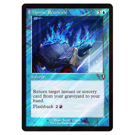 Mystic Retrieval 363 card from the Magic The Gathering set Innistrad Remastered
