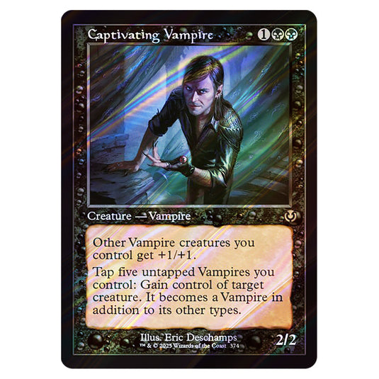 Captivating Vampire 374 card from the Magic The Gathering set Innistrad Remastered