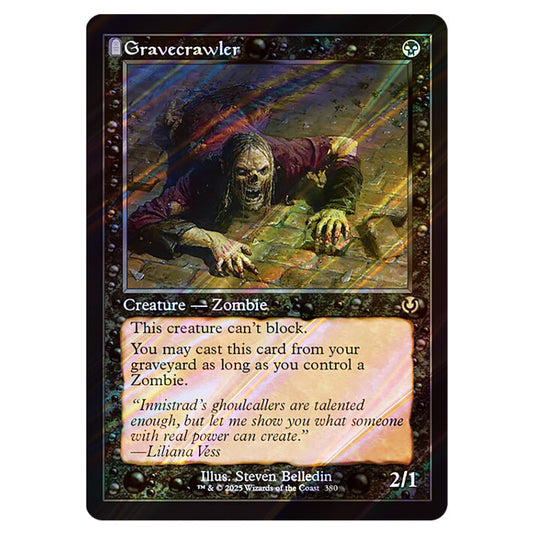 Gravecrawler 380 card from the Magic The Gathering set Innistrad Remastered