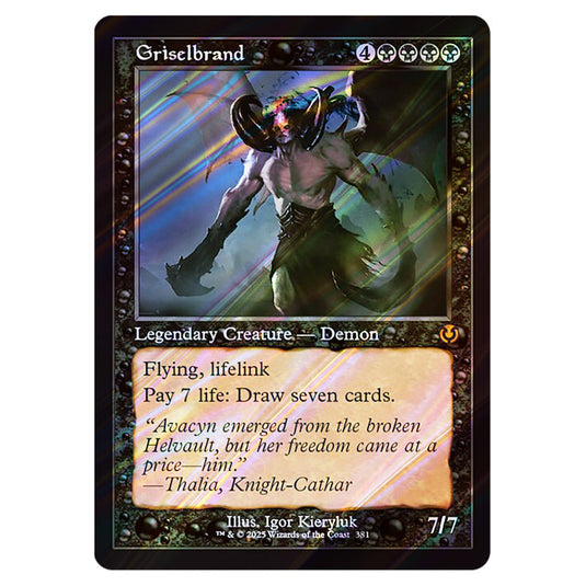 Griselbrand 381 card from the Magic The Gathering set Innistrad Remastered
