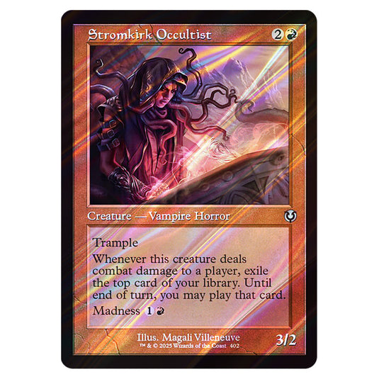 Stromkirk Occultist 402 card from the Magic The Gathering set Innistrad Remastered