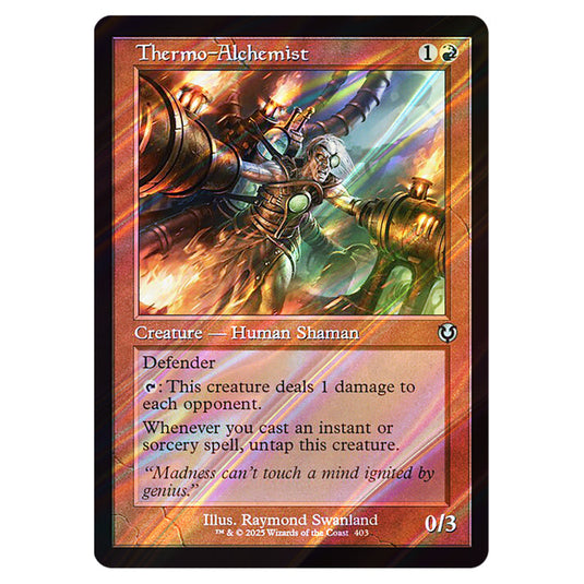 Thermo-Alchemist 403 card from the Magic The Gathering set Innistrad Remastered