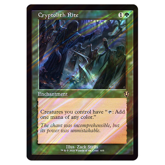 Cryptolith Rite 408 card from the Magic The Gathering set Innistrad Remastered