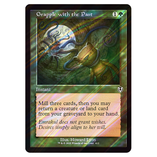 Grapple with the Past 412 card from the Magic The Gathering set Innistrad Remastered