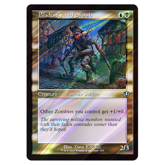 Bladestitched Skaab 426 card from the Magic The Gathering set Innistrad Remastered