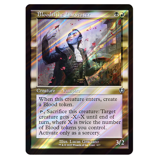 Bloodtithe Harvester 427 card from the Magic The Gathering set Innistrad Remastered