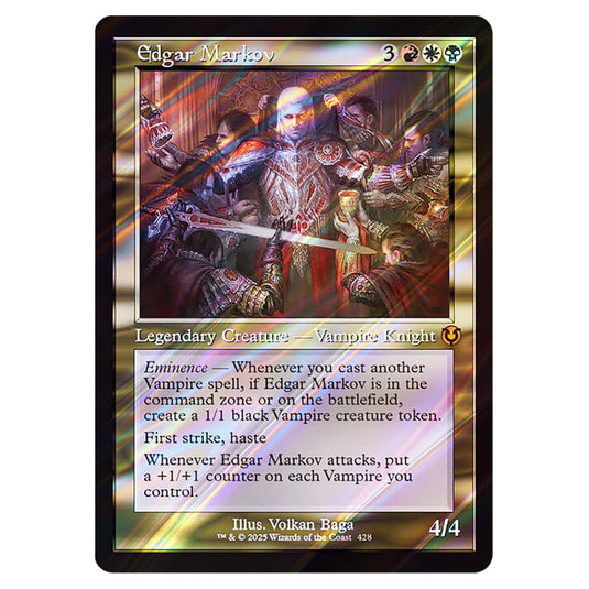 Edgar Markov 428 card from the Magic The Gathering set Innistrad Remastered