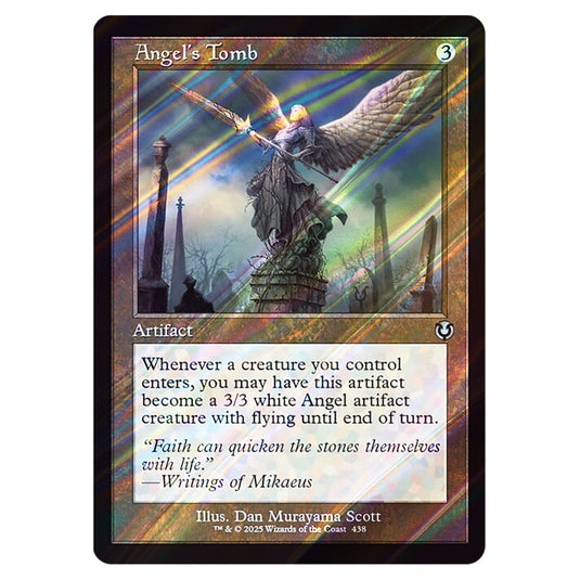 Angel's Tomb 438 card from the Magic The Gathering set Innistrad Remastered