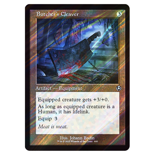 Butcher's Cleaver 440 card from the Magic The Gathering set Innistrad Remastered