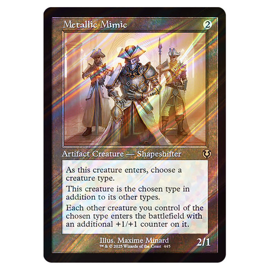 Metallic Mimic 445 card from the Magic The Gathering set Innistrad Remastered