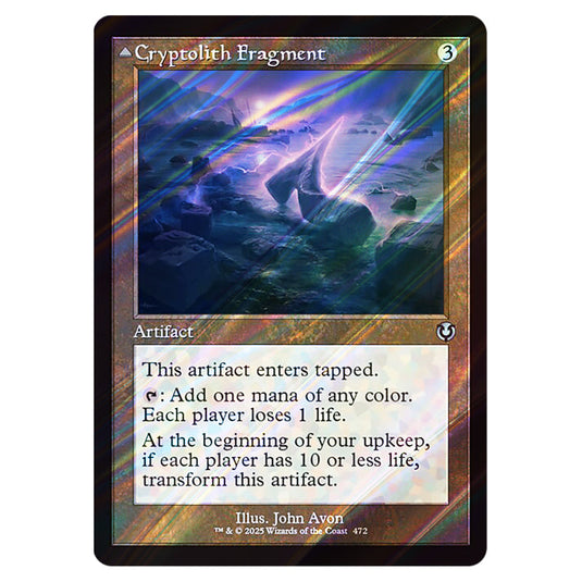Cryptolith Fragment // Aurora of Emrakul 472 card from the Magic The Gathering set Innistrad Remastered