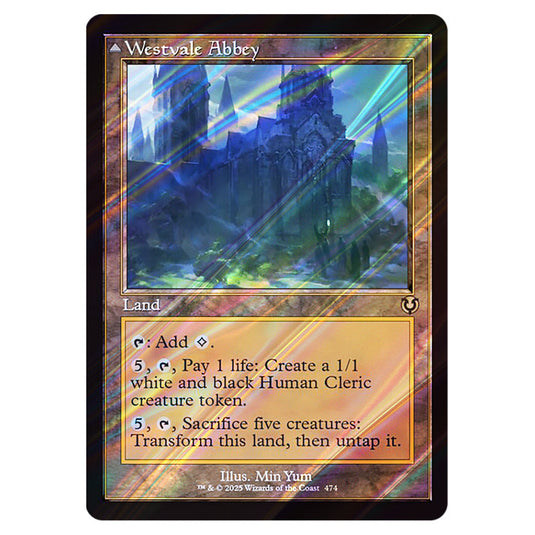 Westvale Abbey // Ormendahl, Profane Prince 474 card from the Magic The Gathering set Innistrad Remastered