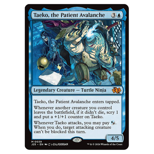 Taeko, the Patient Avalanche 0039 card from the Magic The Gathering set Foundations Jumpstart