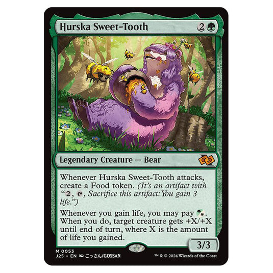Hurska Sweet-Tooth 0053 card from the Magic The Gathering set Foundations Jumpstart