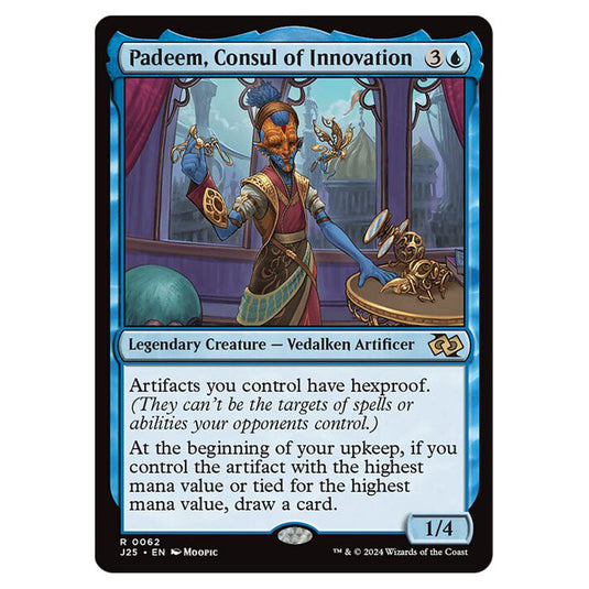 Magic The Gathering - Foundations Jumpstart - Padeem, Consul of Innova Magic The Gathering - Foundations Jumpstart - Padeem, Consul of Innova