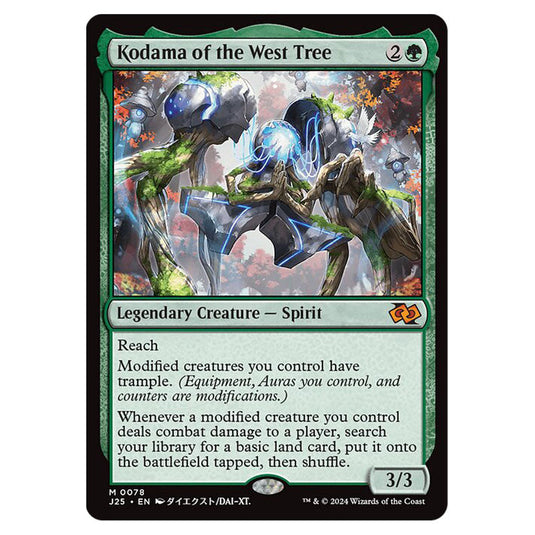 Kodama of the West Tree 0078 card from the Magic The Gathering set Foundations Jumpstart