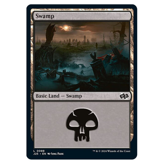 Swamp 0088 card from the Magic The Gathering set Foundations Jumpstart