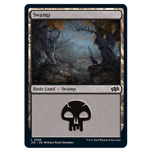 Swamp 0089 card from the Magic The Gathering set Foundations Jumpstart