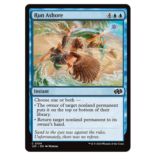 Run Ashore 0109 card from the Magic The Gathering set Foundations Jumpstart