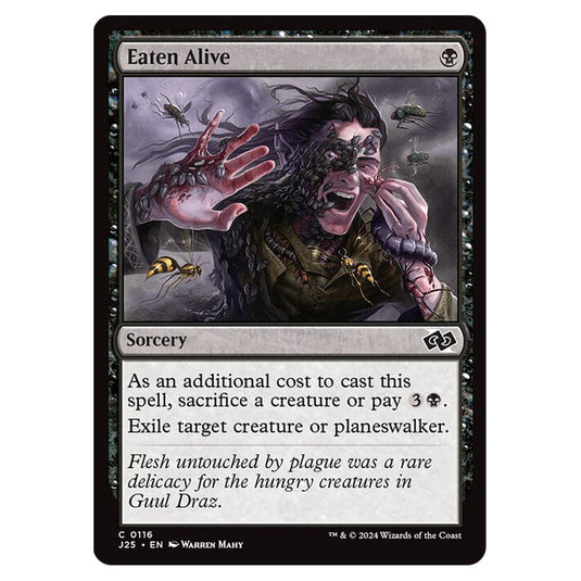 Eaten Alive 0116 card from the Magic The Gathering set Foundations Jumpstart