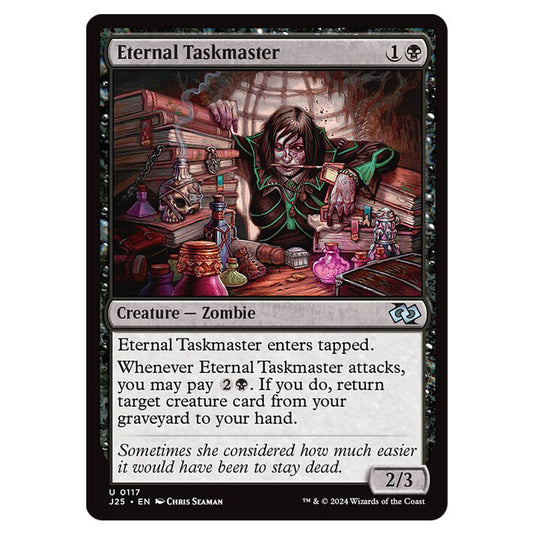 Eternal Taskmaster 0117 card from the Magic The Gathering set Foundations Jumpstart