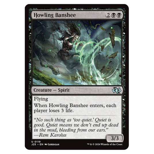 Howling Banshee 0119 card from the Magic The Gathering set Foundations Jumpstart