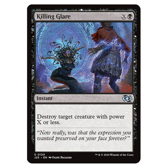 Killing Glare 0120 card from the Magic The Gathering set Foundations Jumpstart