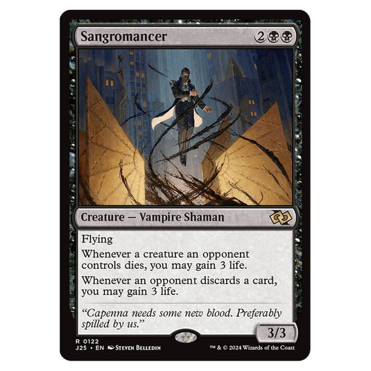 Sangromancer 0122 card from the Magic The Gathering set Foundations Jumpstart