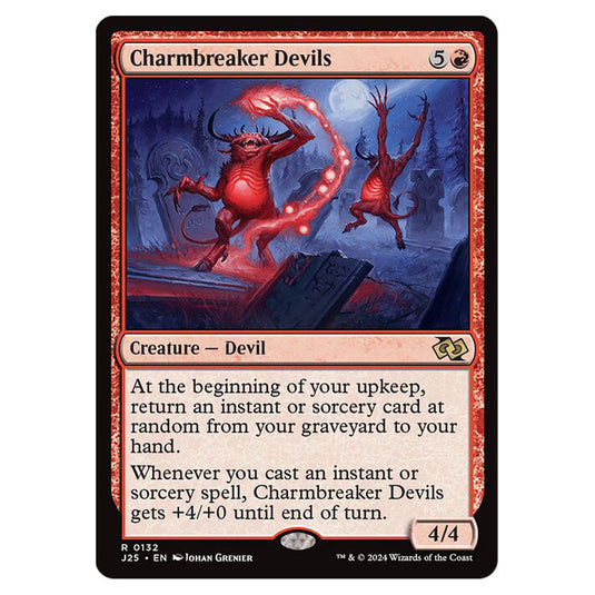 Charmbreaker Devils 0132 card from the Magic The Gathering set Foundations Jumpstart