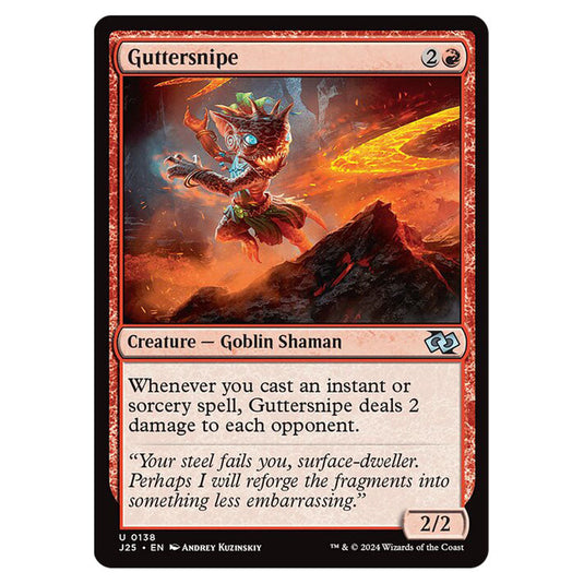 Guttersnipe 0138 card from the Magic The Gathering set Foundations Jumpstart