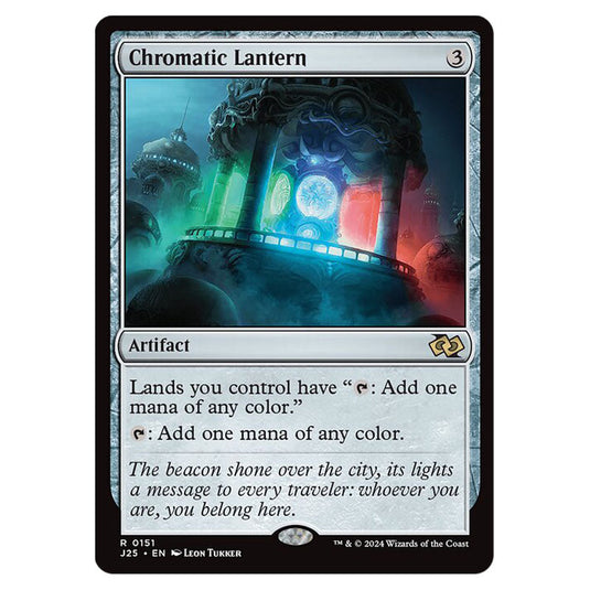 Chromatic Lantern 0151 card from the Magic The Gathering set Foundations Jumpstart