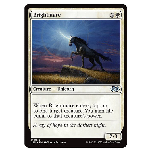 Brightmare 0175 card from the Magic The Gathering set Foundations Jumpstart