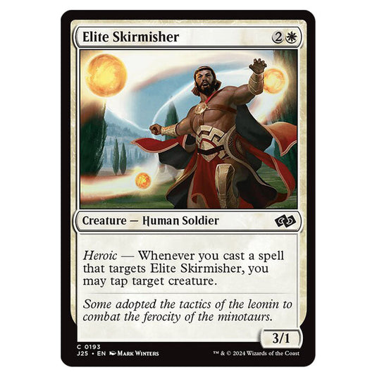 Elite Skirmisher 0193 card from the Magic The Gathering set Foundations Jumpstart