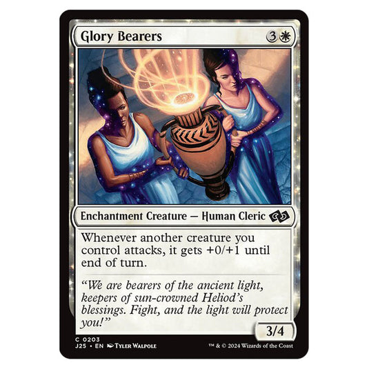 Glory Bearers 0203 card from the Magic The Gathering set Foundations Jumpstart