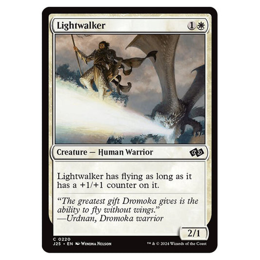 Lightwalker 0220 card from the Magic The Gathering set Foundations Jumpstart