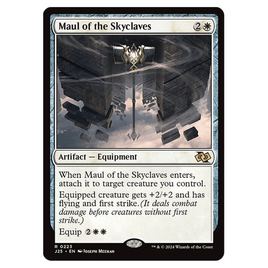 Maul of the Skyclaves 0223 card from the Magic The Gathering set Foundations Jumpstart