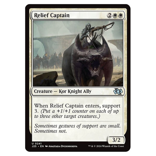 Relief Captain 0241 card from the Magic The Gathering set Foundations Jumpstart