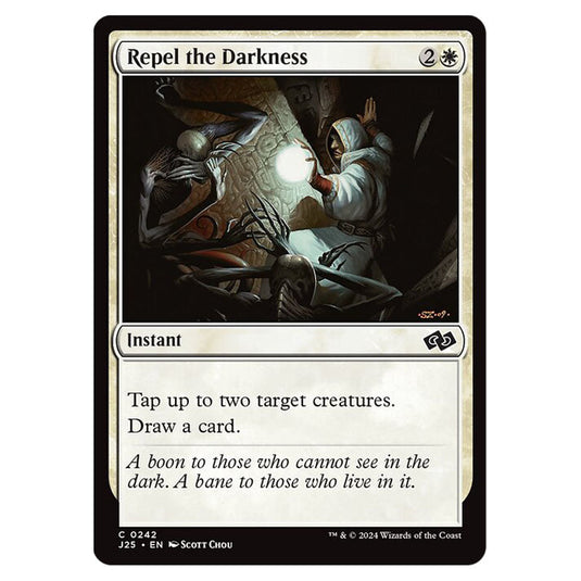 Repel the Darkness 0242 card from the Magic The Gathering set Foundations Jumpstart