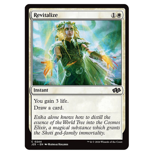 Revitalize 0244 card from the Magic The Gathering set Foundations Jumpstart