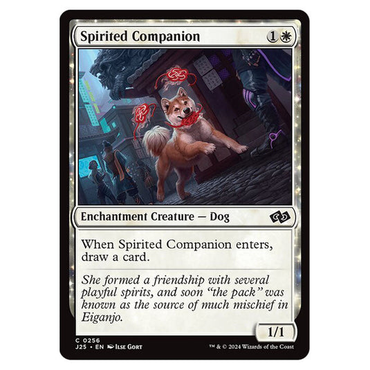 Spirited Companion 0256 card from the Magic The Gathering set Foundations Jumpstart