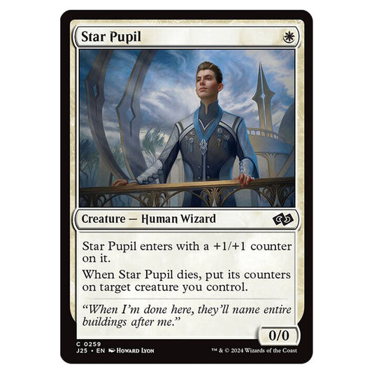 Star Pupil 0259 card from the Magic The Gathering set Foundations Jumpstart