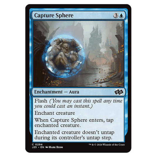 Capture Sphere 0294 card from the Magic The Gathering set Foundations Jumpstart