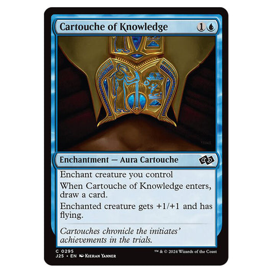 Cartouche of Knowledge 0295 card from the Magic The Gathering set Foundations Jumpstart