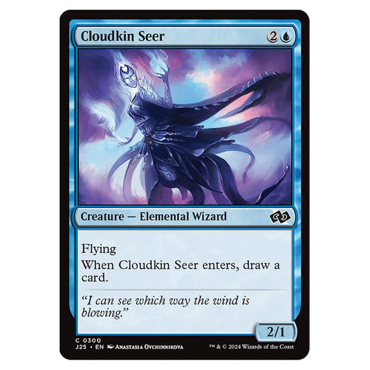 Cloudkin Seer 0300 card from the Magic The Gathering set Foundations Jumpstart