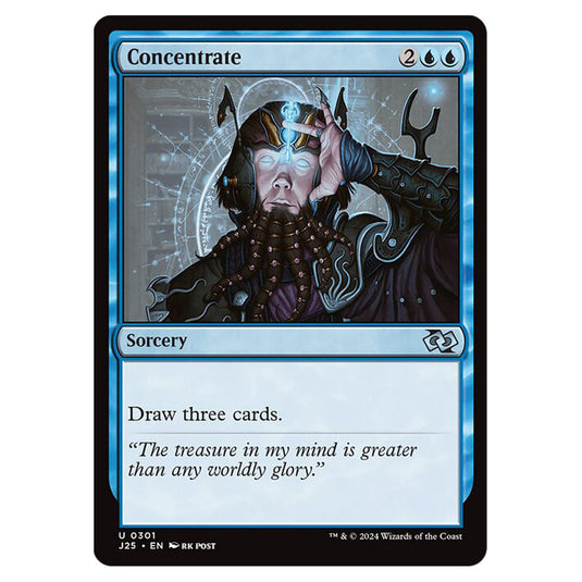 Concentrate 0301 card from the Magic The Gathering set Foundations Jumpstart