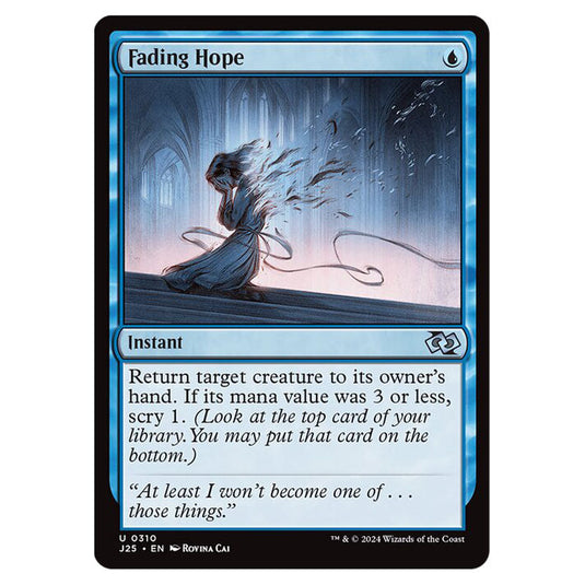 Fading Hope 0310 card from the Magic The Gathering set Foundations Jumpstart