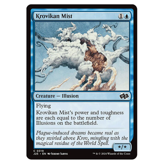 Krovikan Mist 0319 card from the Magic The Gathering set Foundations Jumpstart